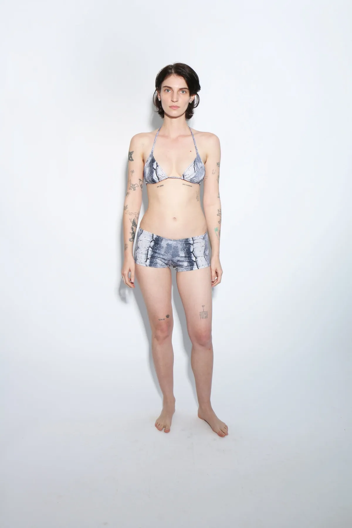 Snake Triangle Bikini Top - Prints
