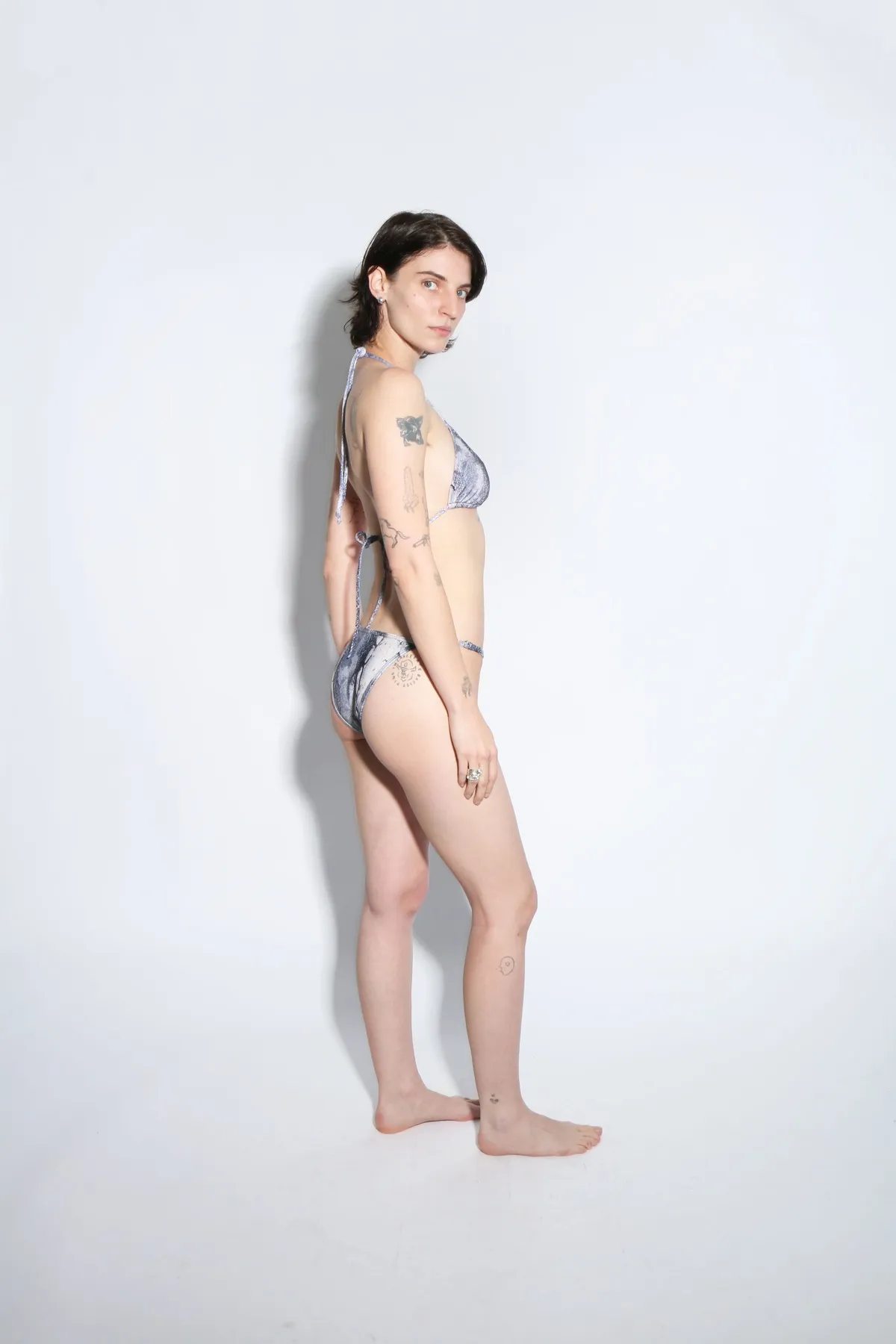 Snake Triangle Bikini Top - Prints
