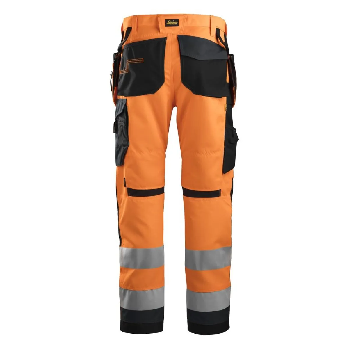 Snickers 6230 AllroundWork, High-Vis Work Trousers+ Holster Pockets, Class 2&#