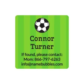 Soccer Contact Labels
