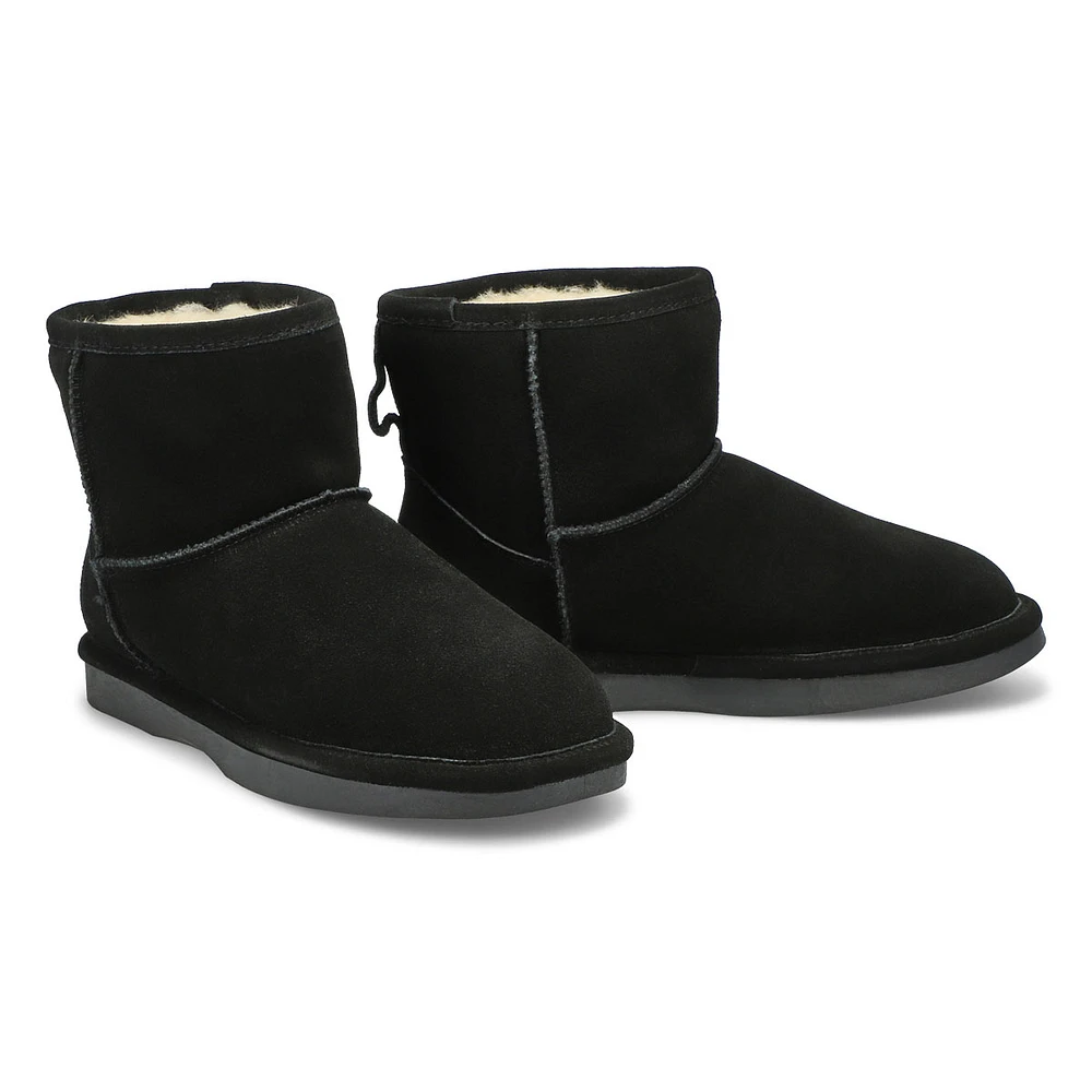Soft Moc Womens Smocs 5 Low Suede Boot - Black