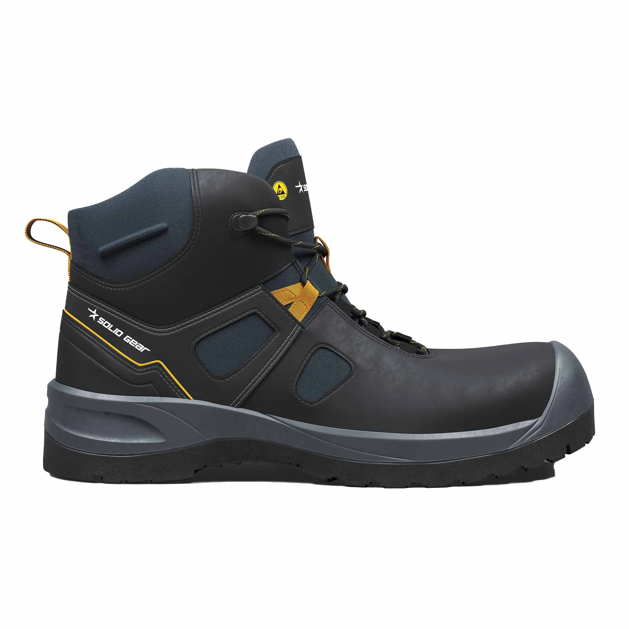 Solid Gear SG73202 Essence Mid S3 Safety Boots Black Size UK 9