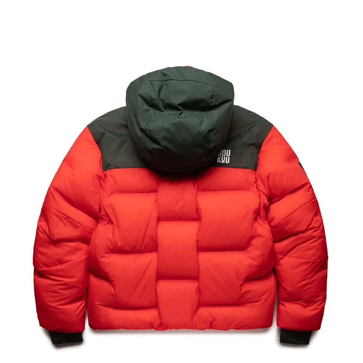 SOUKUU BY THE NORTH FACE X UNDERCOVER PROJECT U CLOUD DK CDR GREEN/H RISK RED | Bodega DOWN NUPTSE