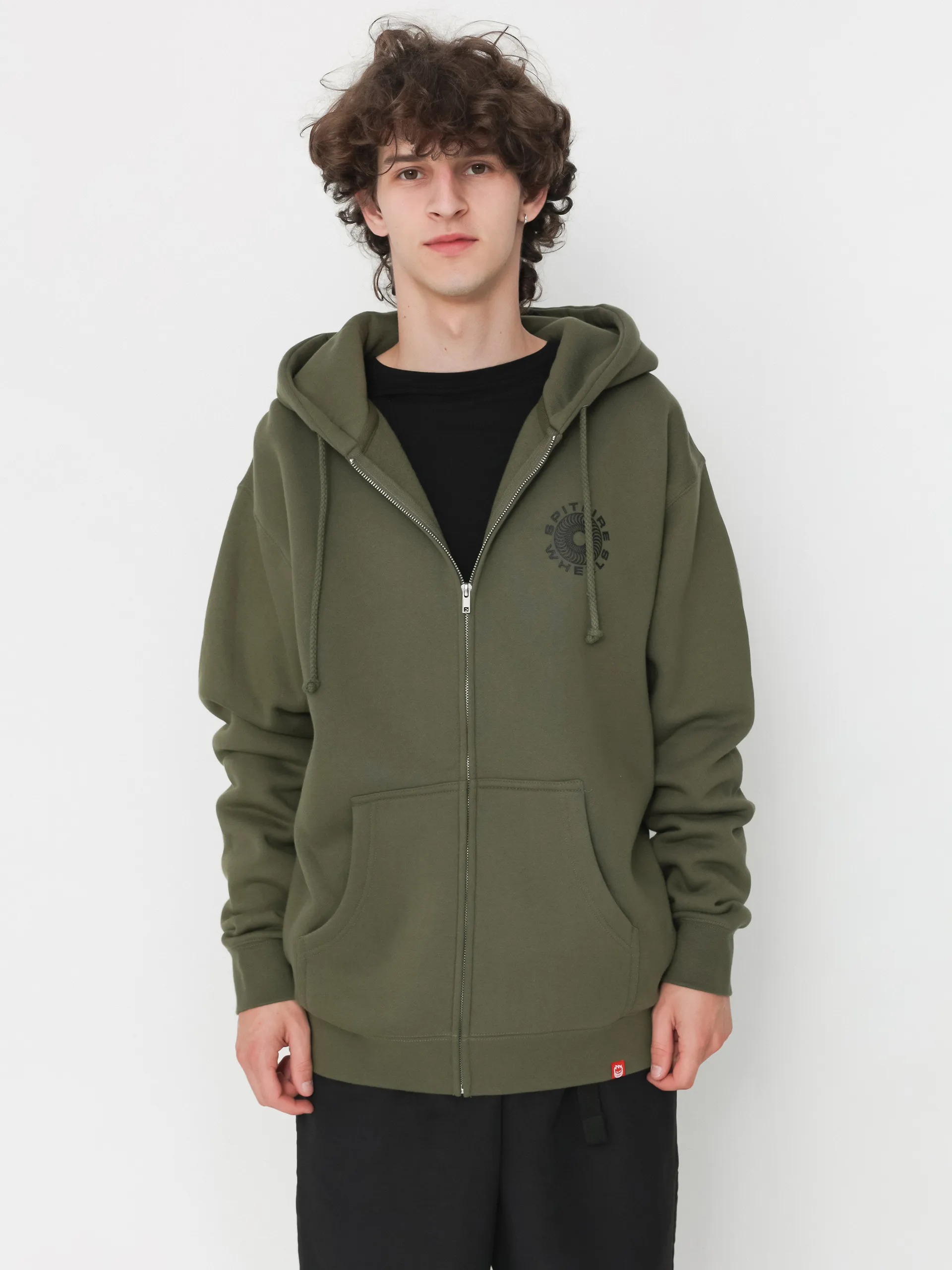 Spitfire Classic 87 Swirl ZHD Hoodie (army/black)