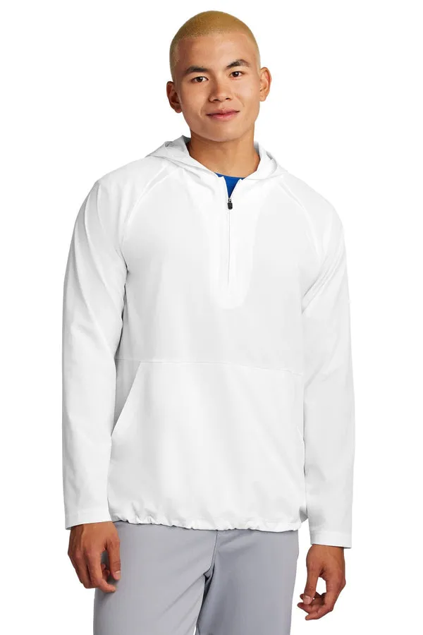 Sport-Tek JST488: Repeat 1/2-Zip Long Sleeve Hooded Jacket