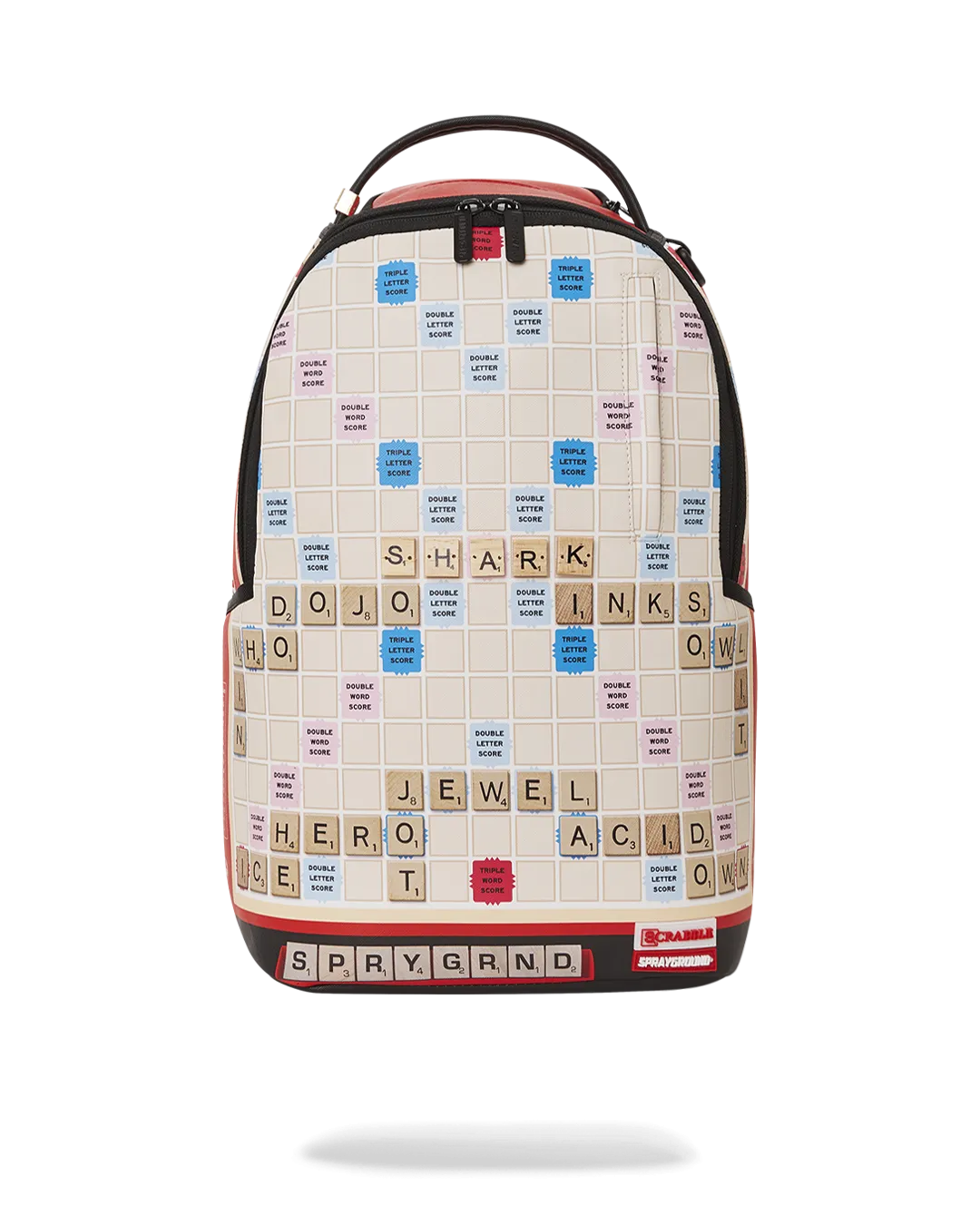 Sprayground Shark Backpack (Scrabble Shark)  