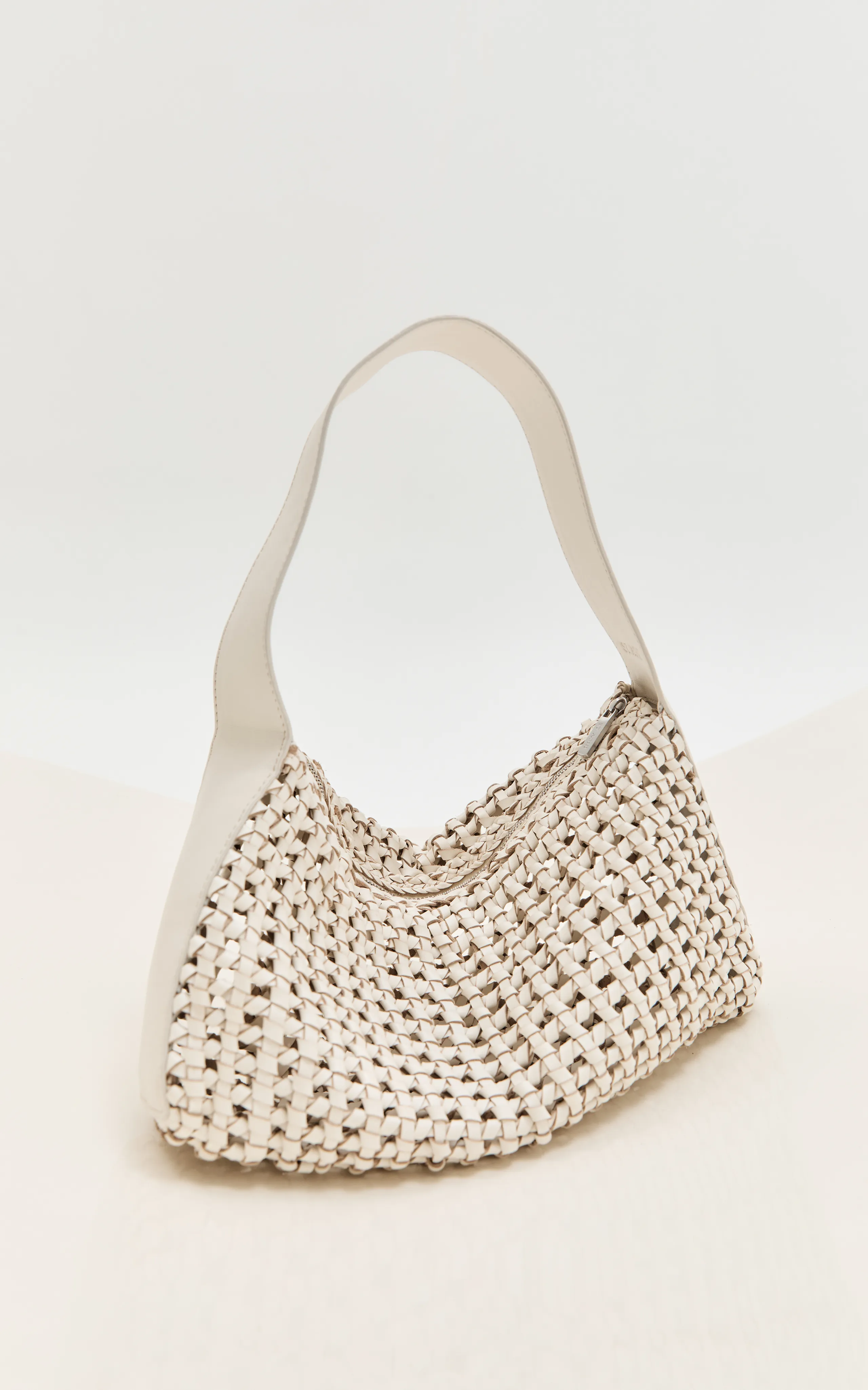 St. Agni Macrame Leather Mesh Bag