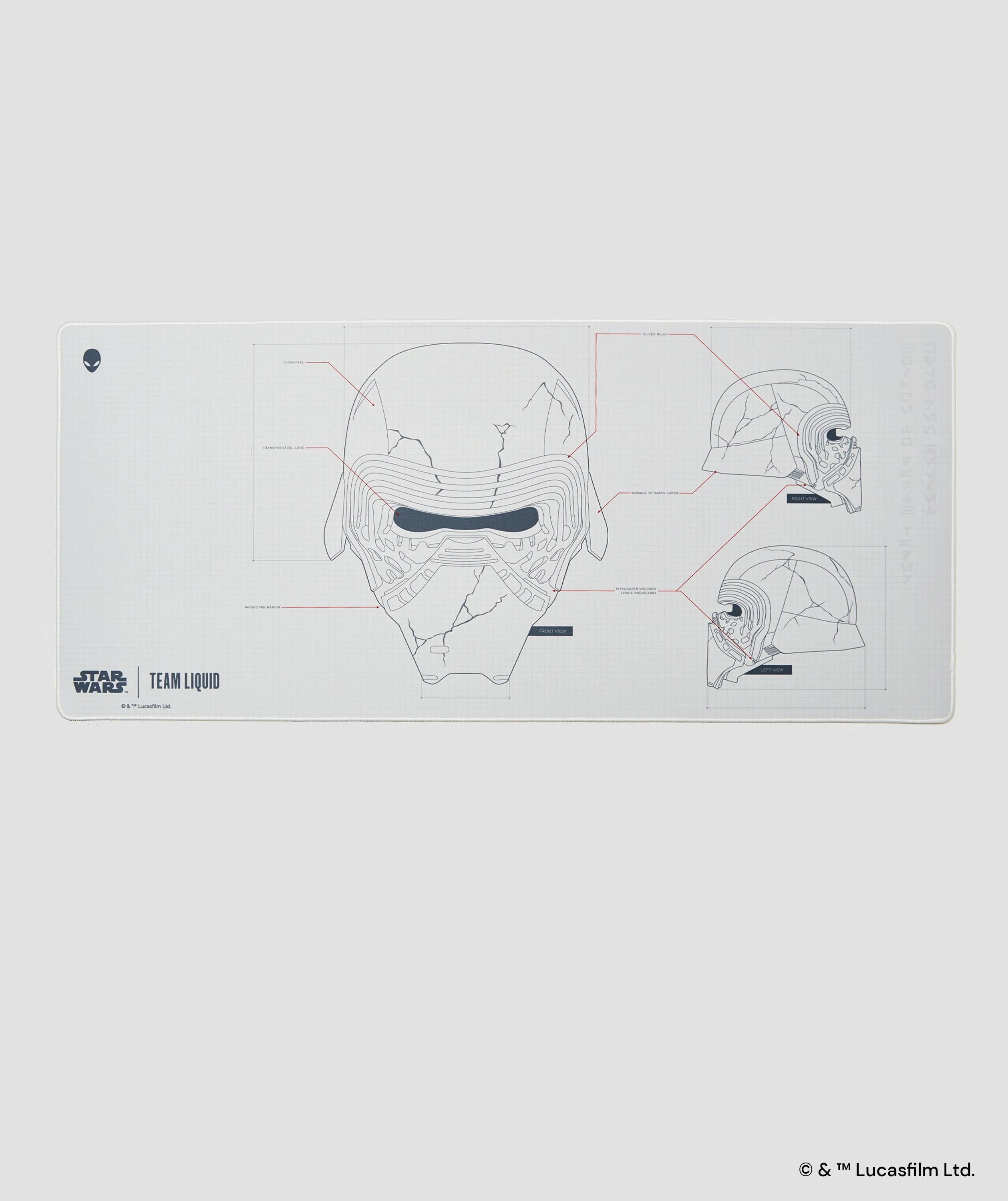 STAR WARS KYLO REN BLUEPRINT MOUSEPAD