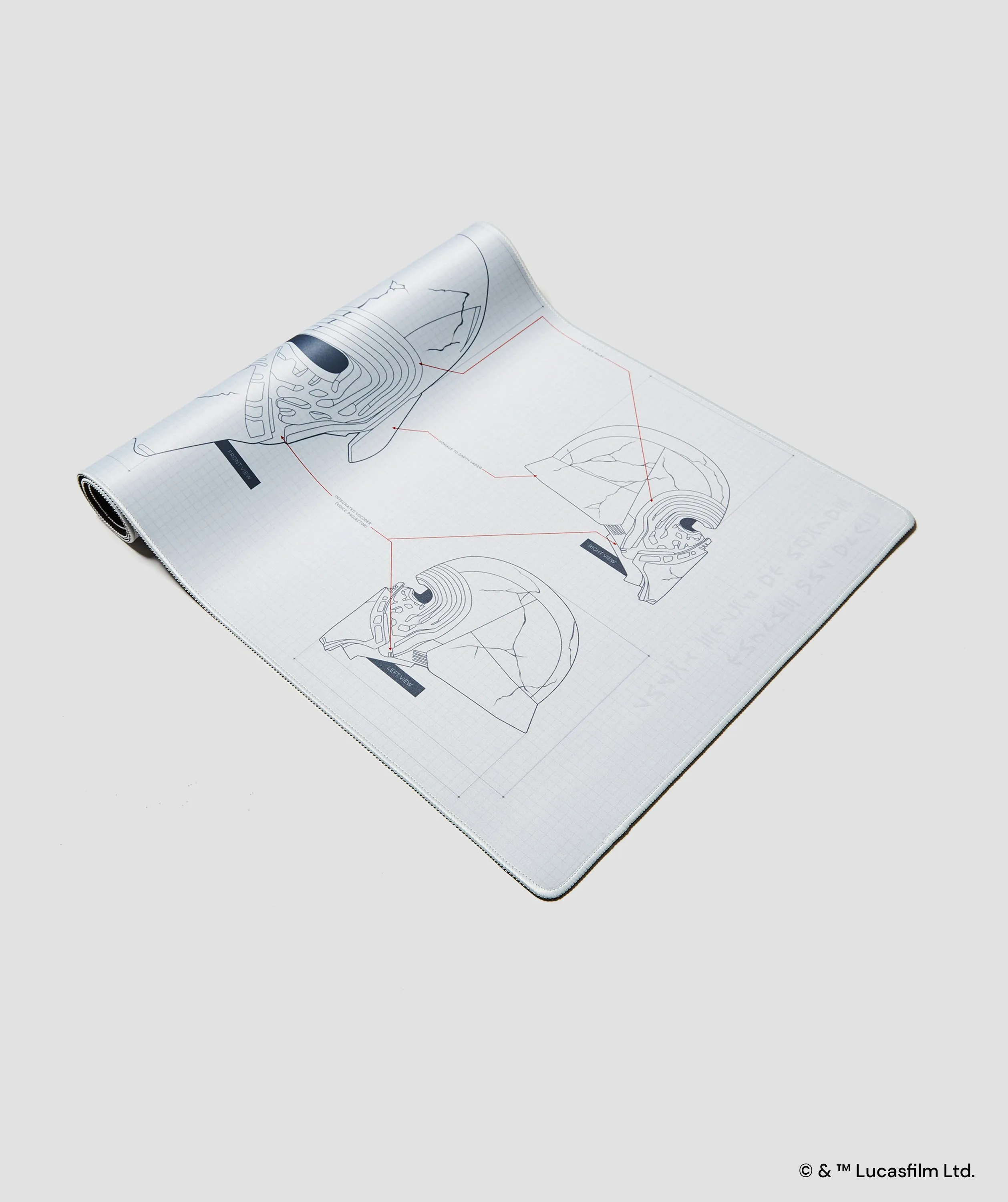 STAR WARS KYLO REN BLUEPRINT MOUSEPAD