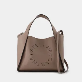 Stella McCartney  Logo Crossbody Tote Bag - Stella Mccartney -  Moss - Leather Vegan