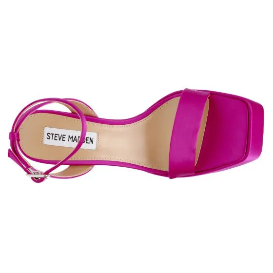 Steve Madden Discord Fus Satin Sandals