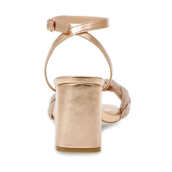 Steve Madden W' Lidia Rose Gold Sandals