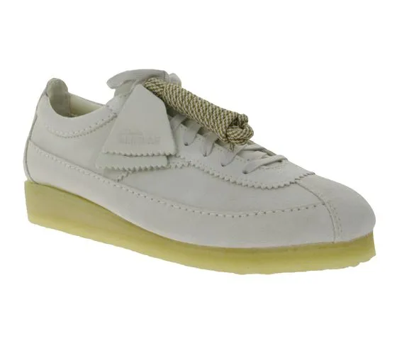 Stivali Clarks Torhill da uomo in vera pelle con allacciatura scarpe basse 26175761 beige