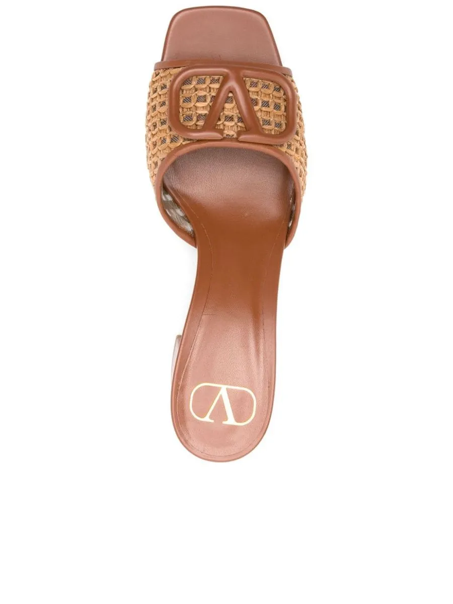Straw Interwoven Design Sandals