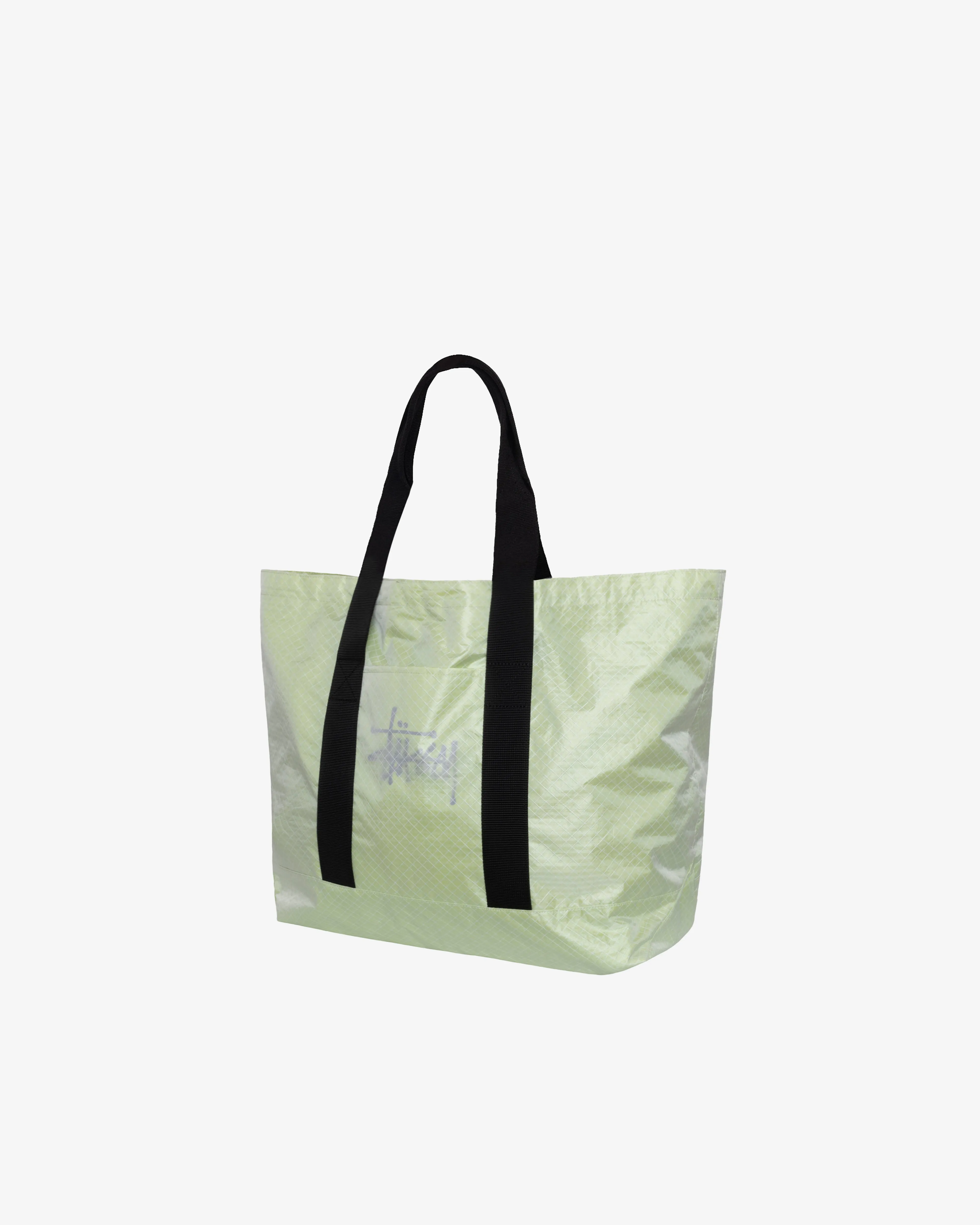 Stüssy Men's Ripstop Overlay XL Tote Bag  Lime