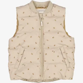 Summer Puffer Waistcoat Andre - gravel bumblebee