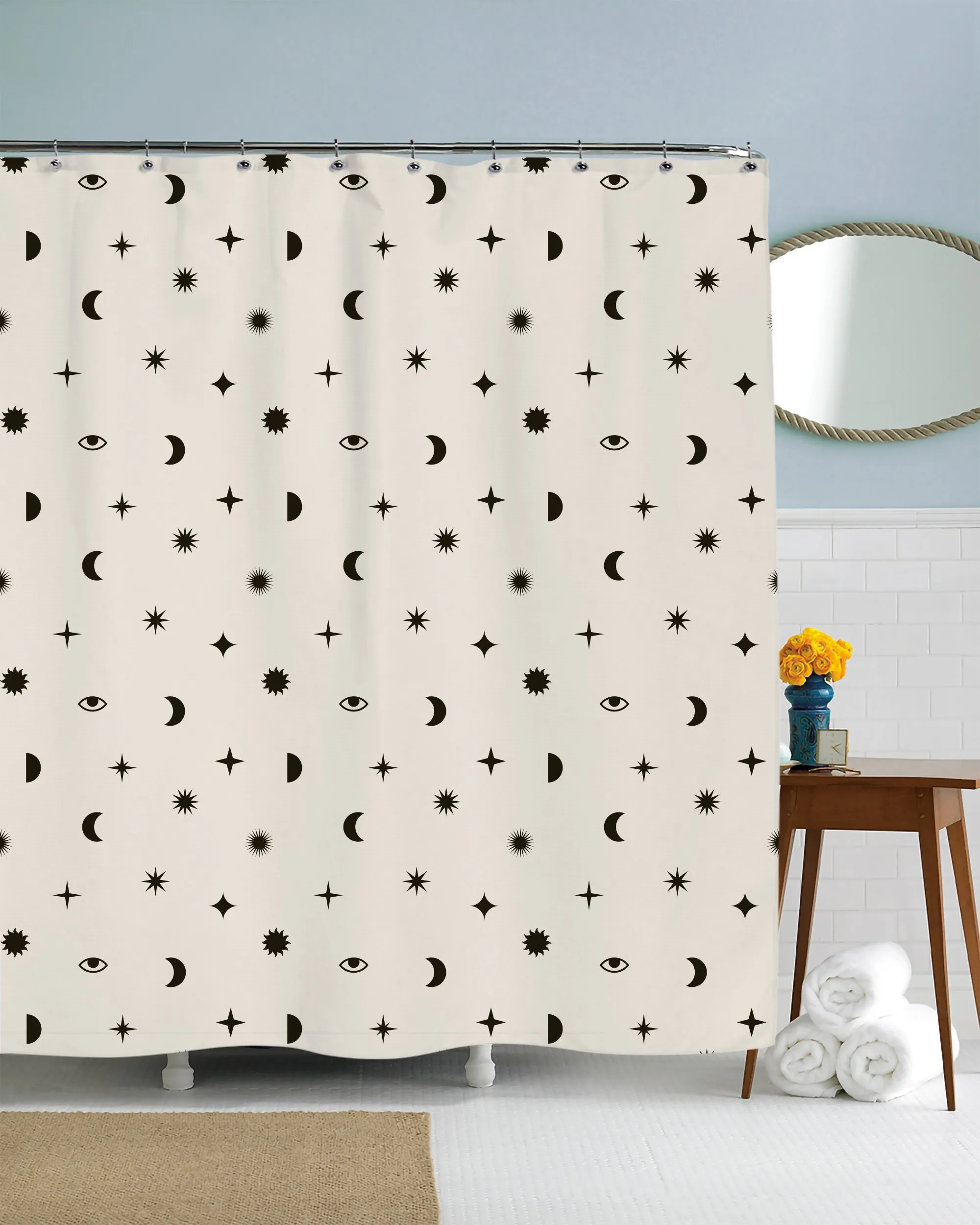 Sun And Stars Shower Curtain