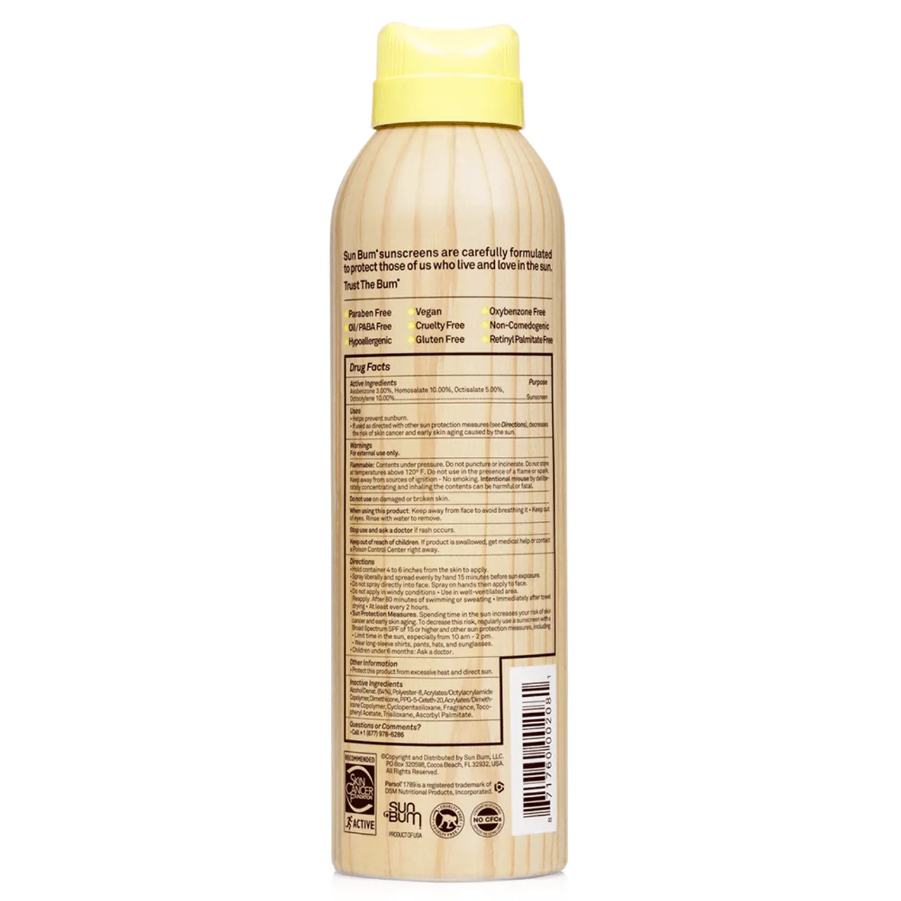 Sun Bum SPF 70 Sunscreen Spray