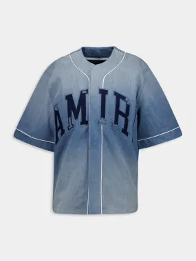 Sunfaded Denim Baseball Shirt