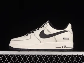Supreme x Nike Air Force 1 07 Low Beige Black SU0220-003