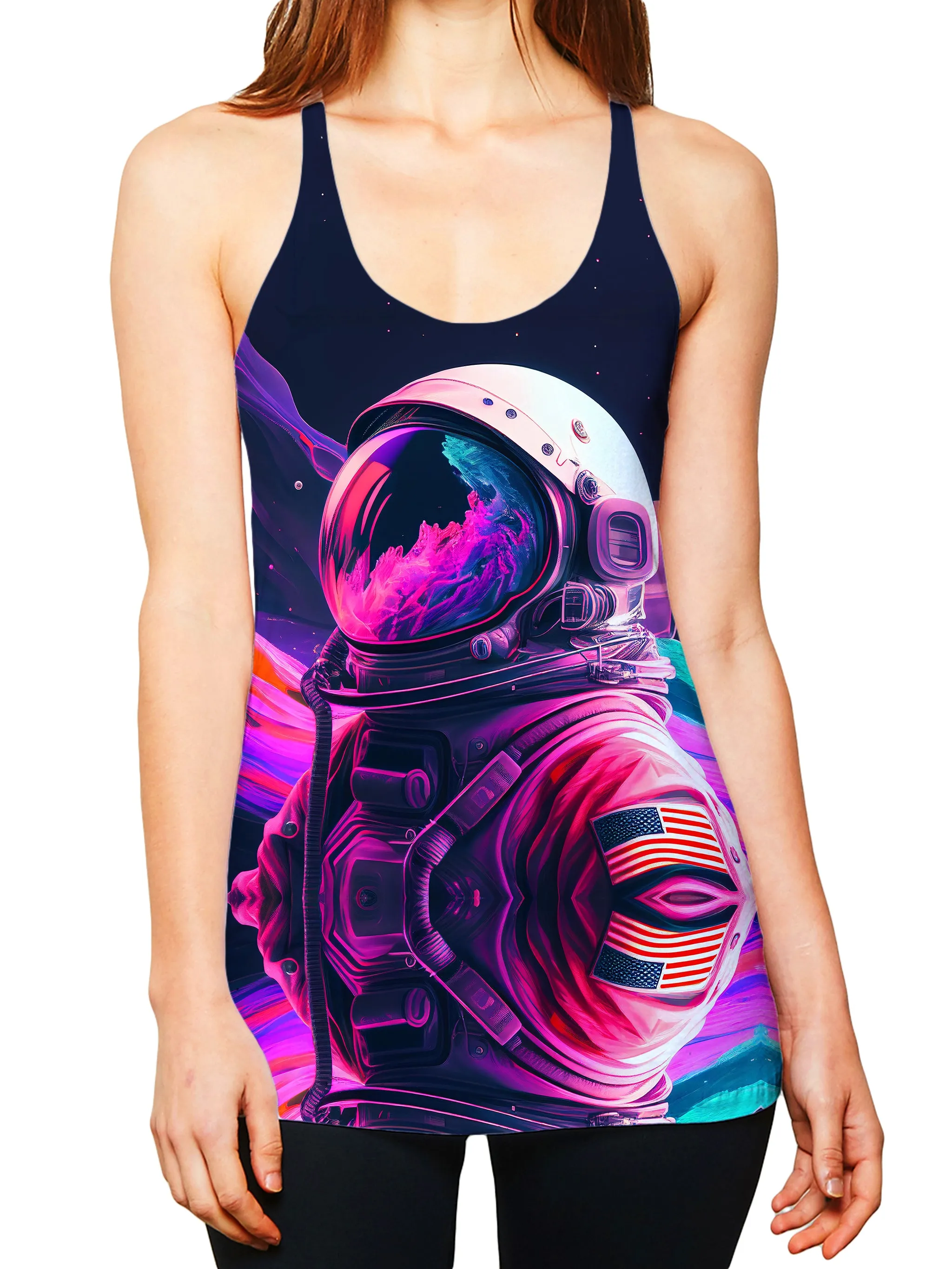 Synthwave Astronaut Women's Tank