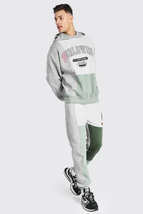 Tall Spliced Worldwide Hooded Tracksuit