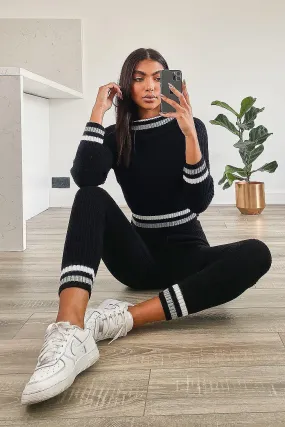 Tall Stripe Sweater & Leggings Loungewear Set