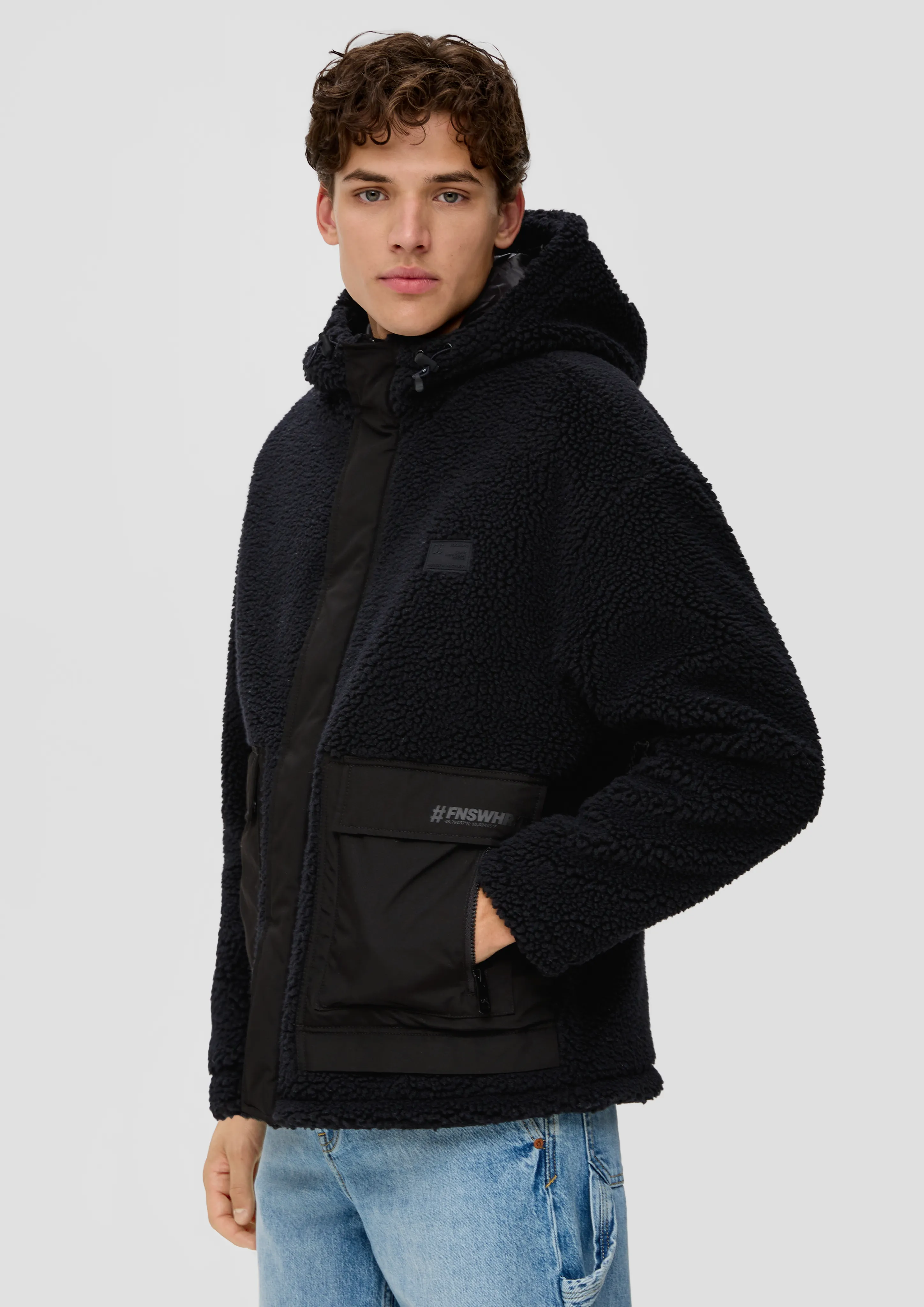 Teddy plush jacket