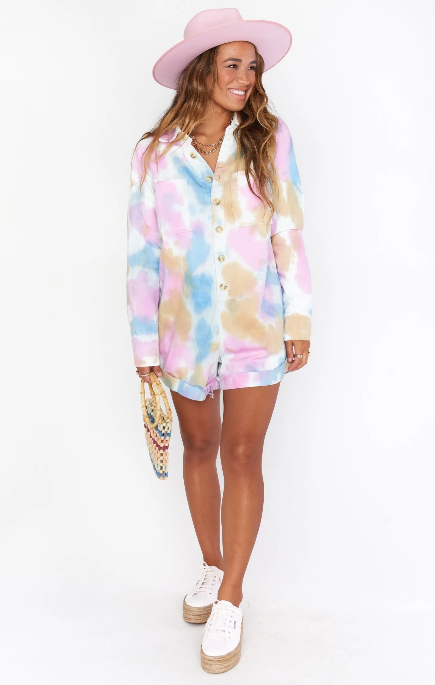 Tegan Jumper ~ Tropic Tie Dye