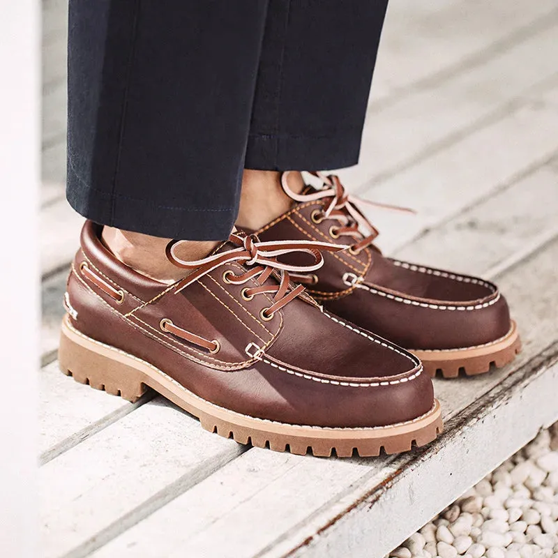Teheran Lace-Up Boat Shoes