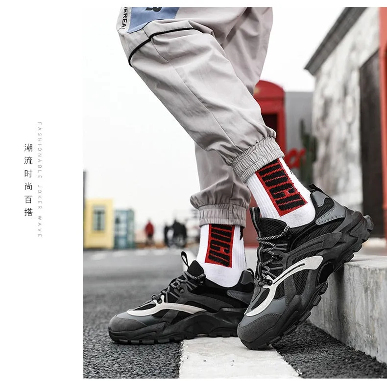 Tennis Sport Color Block Sneakers