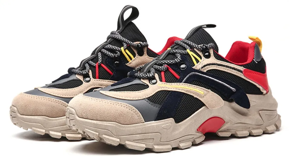 Tennis Sport Color Block Sneakers