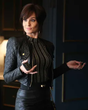 The Company You Keep 2023 Sarah Wayne Callies Quilted Jacket