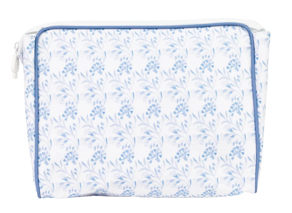 The Large Go Bag - Blue Floral