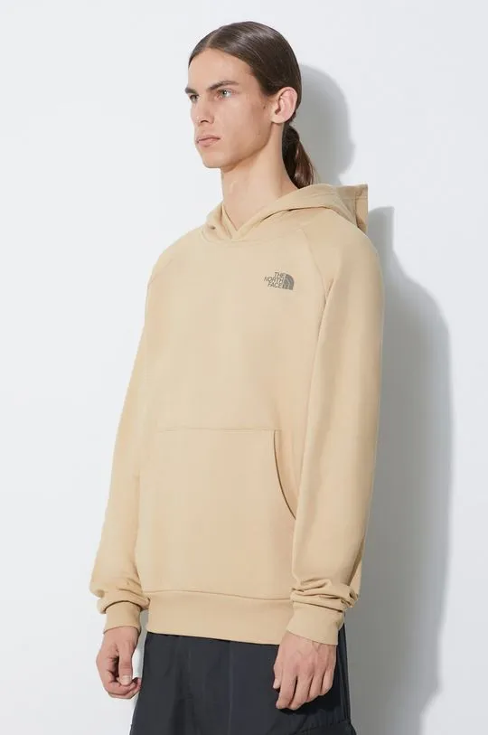 The North Face cotton sweatshirt Raglan Redbox men's beige color NF0A2ZWULK51