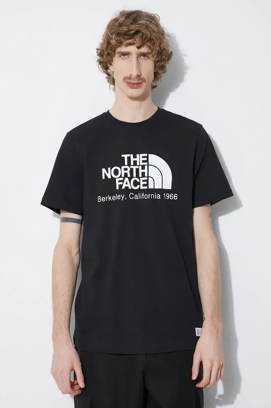 The North Face cotton t-shirt M Berkeley California S/S Tee men’s black color NF0A87U5JK31