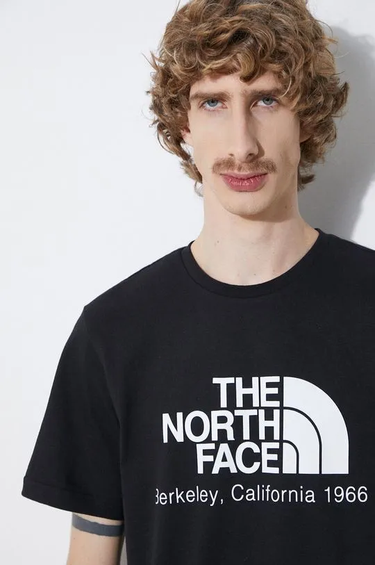The North Face cotton t-shirt M Berkeley California S/S Tee men’s black color NF0A87U5JK31
