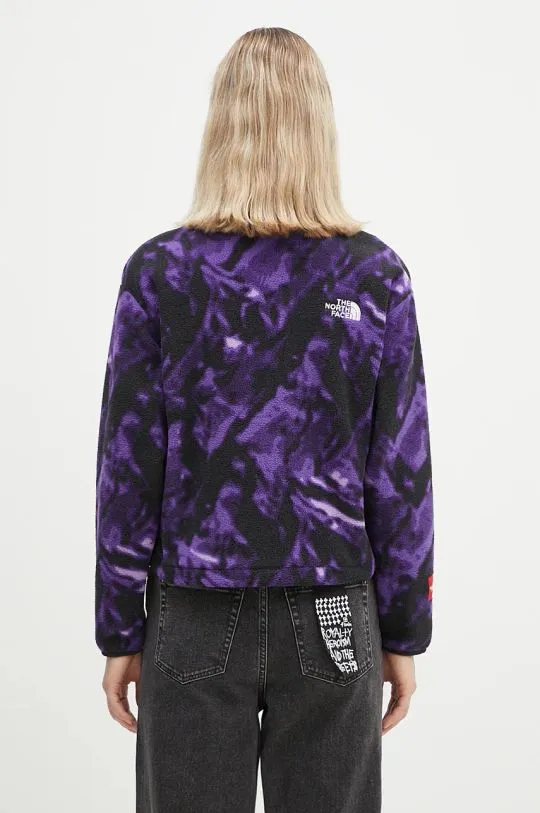 The North Face fleece sweatshirt Fleeski 1/4 Zip Po violet color NF0A88Z33VI1