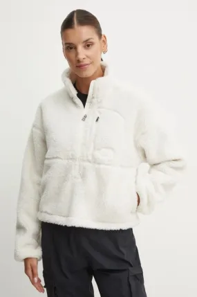 The North Face fleece sweatshirt TNF Extreme Pile beige color smooth NF0A88ZCQLI1