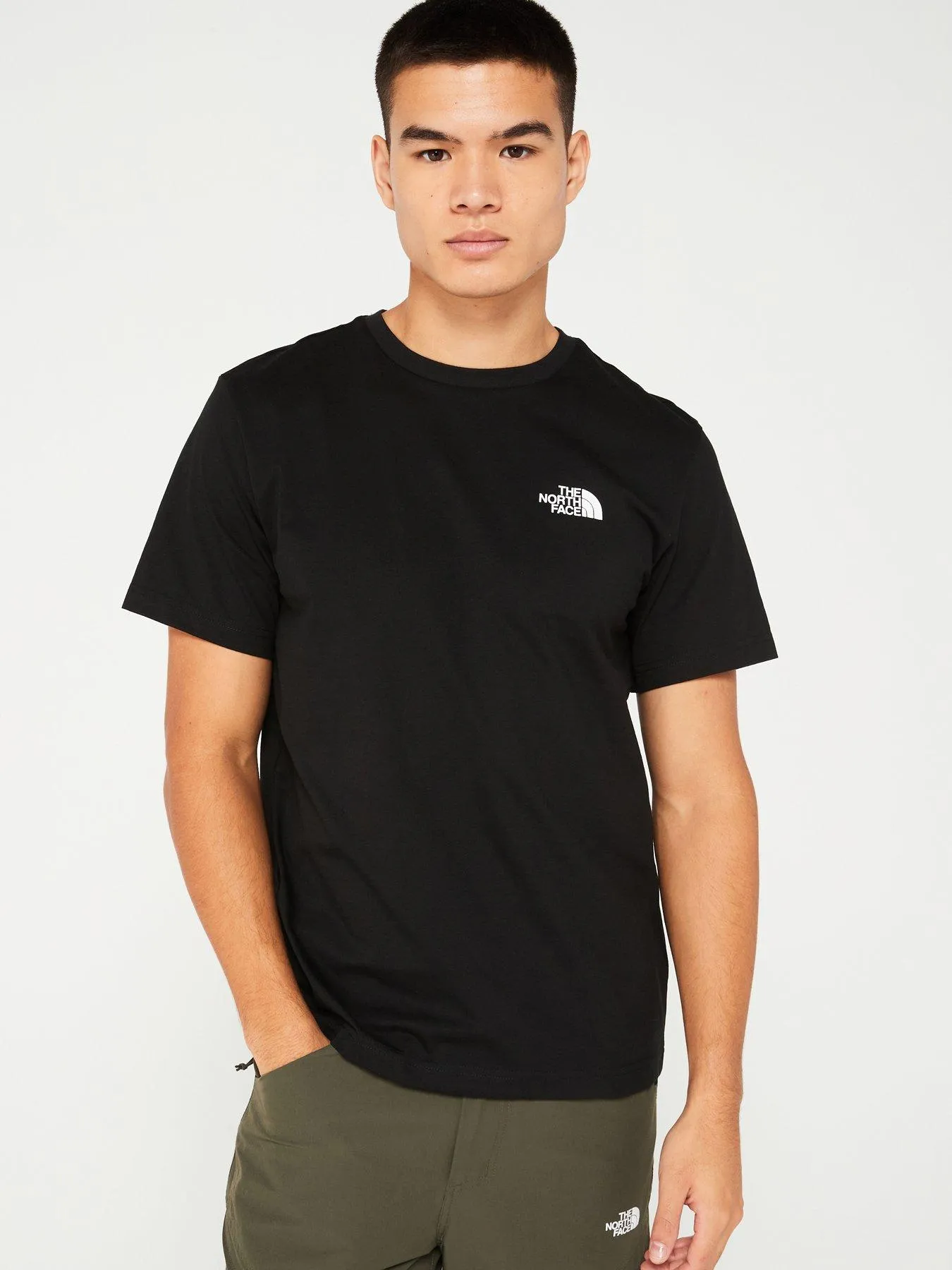 THE NORTH FACE Mens Short Sleeve Simple Dome Tee - Black