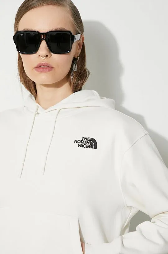 The North Face sweatshirt W Essential Hoodie women's beige color NF0A7ZJDQLI1