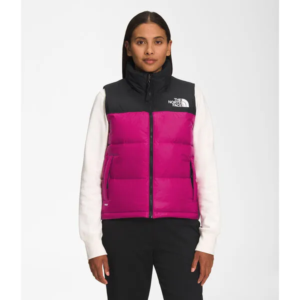 The North Face Women's 1996 Retro Nuptse Vest Fuschia Pink