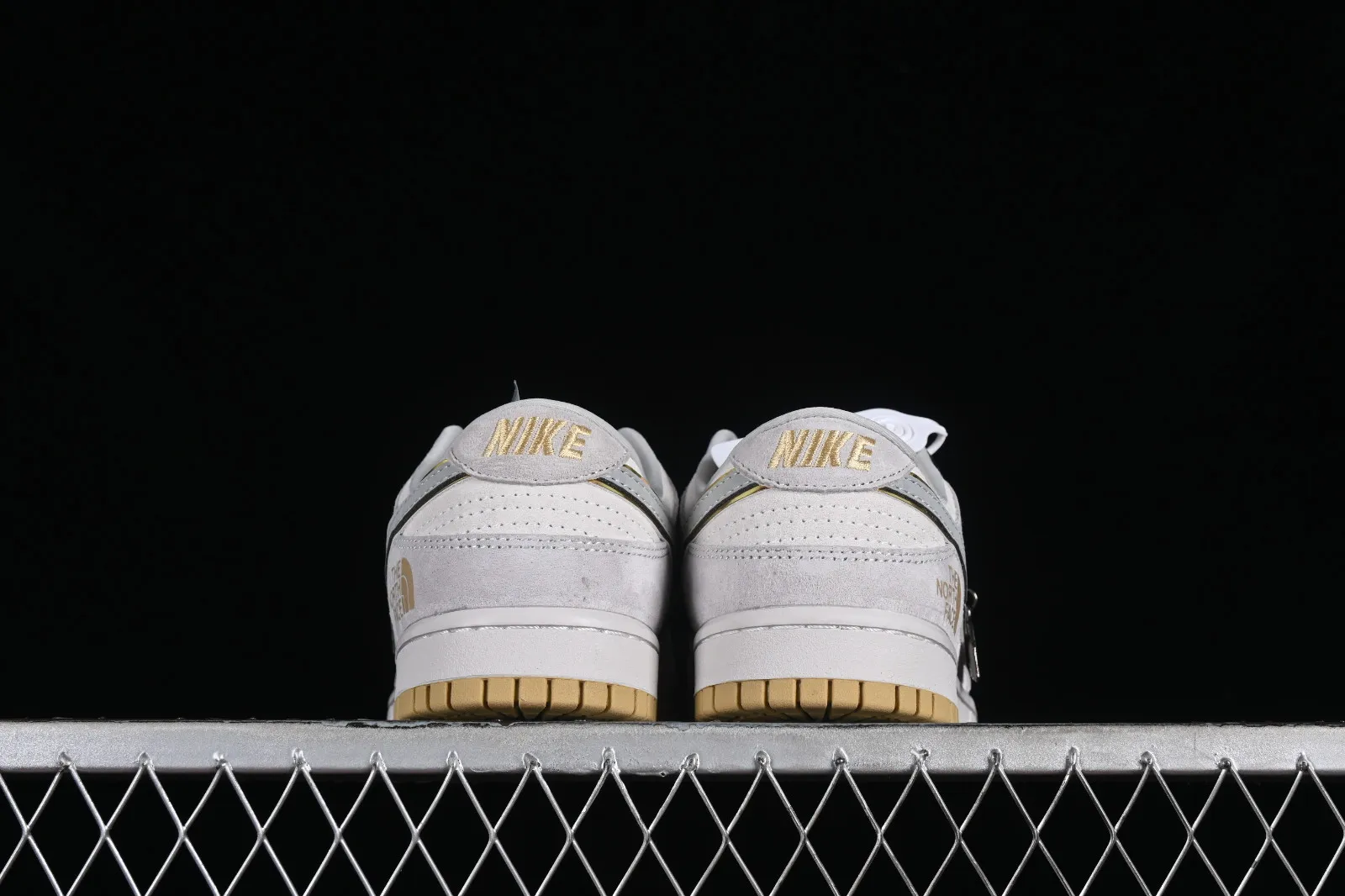 The North Face x CDG x Nike SB Dunk Low Grey Gold DQ1098-337