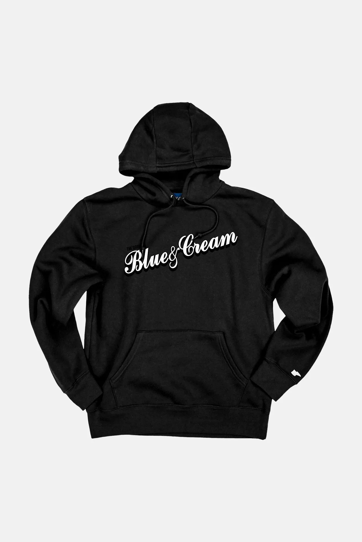 The Original Blue&Cream Hoodie Jet Black