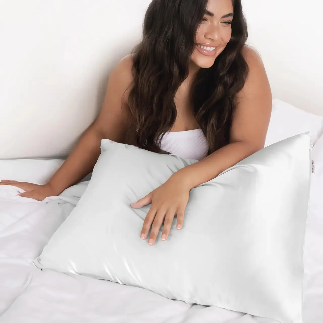 The Satin King Pillowcase - Ivory