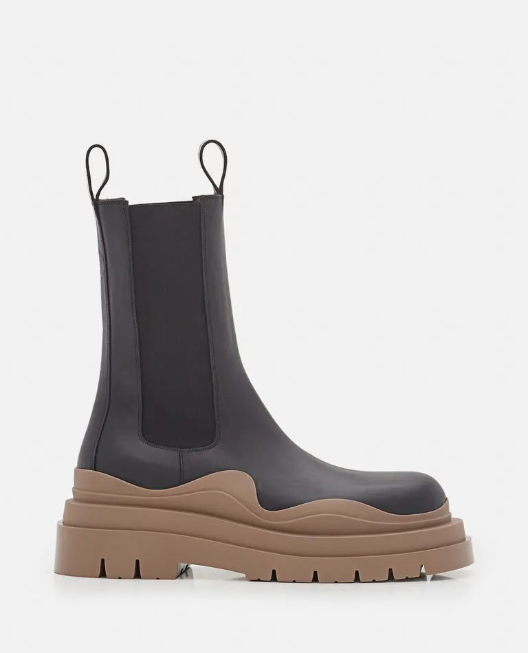 TIRE CHELSEA BOOT MILITARY CALF
