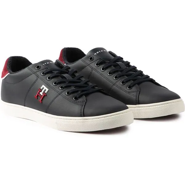 Tommy Hilfiger Core Corporate Leather Sneakers