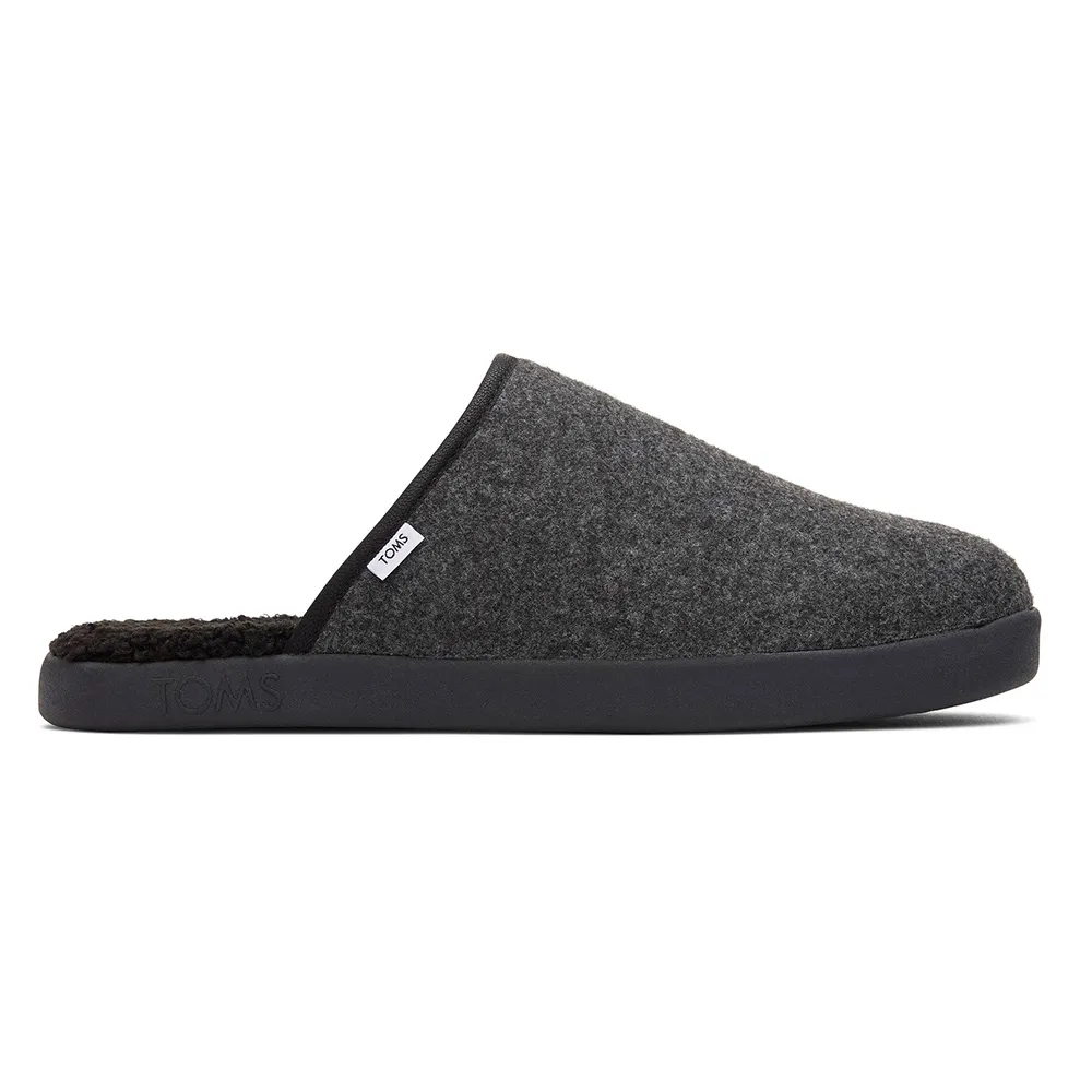 Toms – Slipper Harbor Black Melange Felt | Eddie Franks Rye