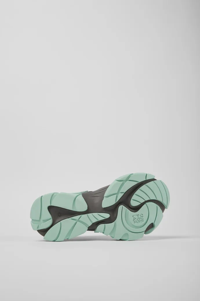 Tormenta Gray and light green sneakers