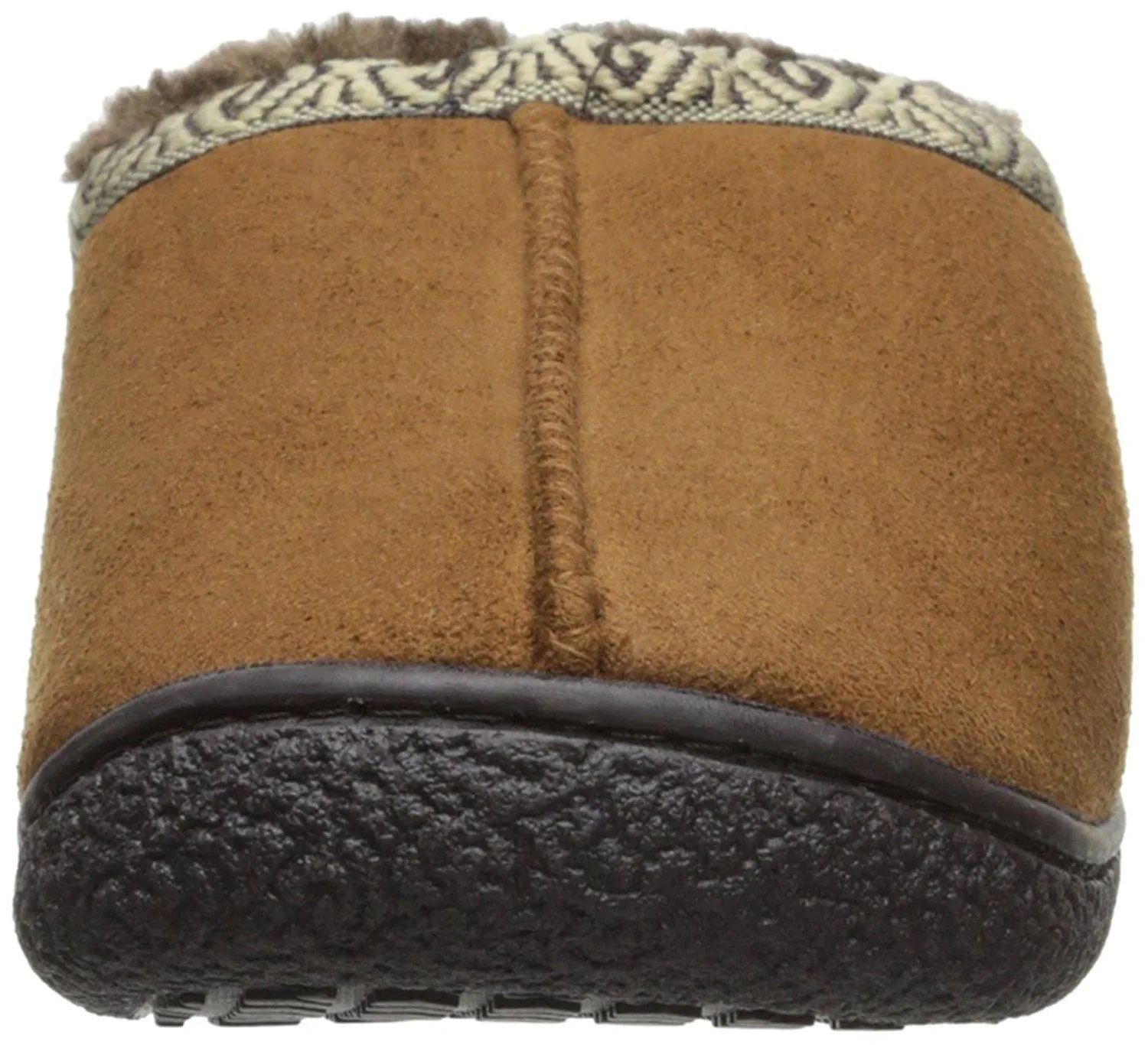 Totes ISOTONER Men's Microsuede Slip-On Slipper (XX-Large - 13-14, Cognac)  